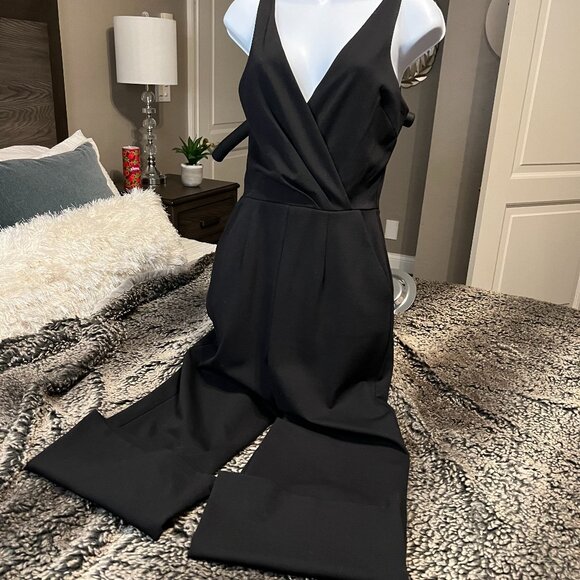 Allison Joy Black Jumpsuit, Size XS - Picture 1 of 6